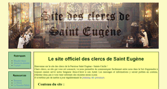 Desktop Screenshot of clercs.saint-eugene.net